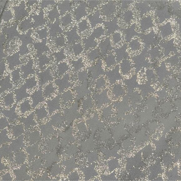 Chico's Platinum Gold Geometric Print Stretch Straight High Waist Jeans Size 6 - Picture 10 of 16